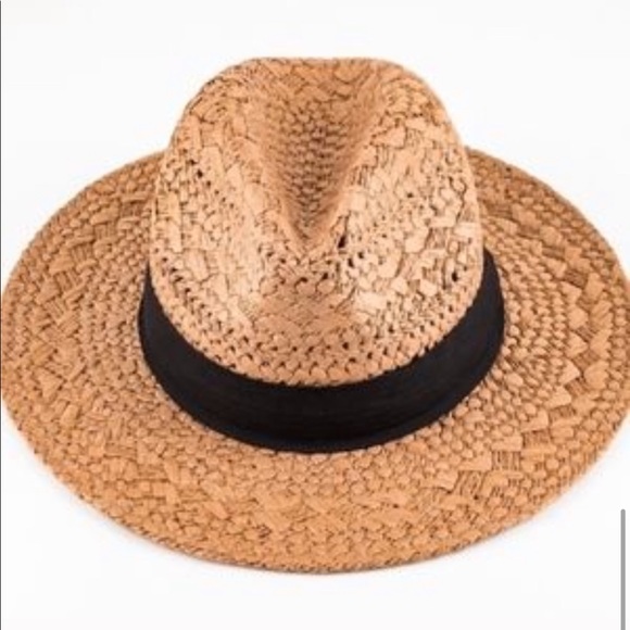 Woven Straw Fedora Panama Hat - Picture 6 of 6
